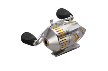 Image of ProFISHiency Micro Sniper Spincasting Reel, 6.2:1, 8+1, Right, Silver/Gold, Clam Pack, SNIPERRMS-C