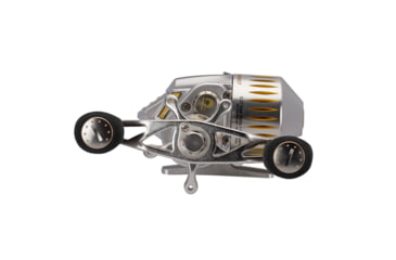 Image of ProFISHiency Micro Sniper Spincasting Reel, 6.2:1, 8+1, Right, Silver/Gold, Clam Pack, SNIPERRMS-C