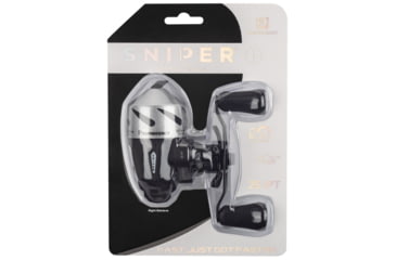 Image of ProFISHiency Sniper Economy Micro Spincast Reel, 6.2-1, 4+1, Black/Silver, SNIPEREMREEL-C