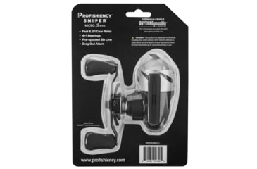 Image of ProFISHiency Sniper Economy Micro Spincast Reel, 6.2-1, 4+1, Black/Silver, SNIPEREMREEL-C