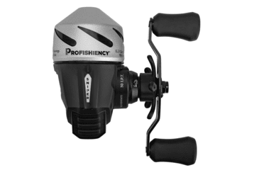 Image of ProFISHiency Sniper Economy Spincast Reel, 6.2-1, 4+1, Black/Silver, SNIPEREREEL-C