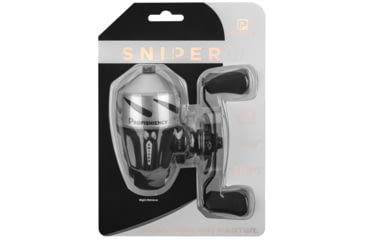 Image of ProFISHiency Sniper Economy Spincast Reel, 6.2-1, 4+1, Black/Silver, SNIPEREREEL-C