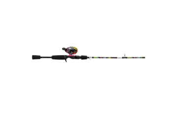 Image of ProFISHiency Splat Spincast Combo, 2pc, Multicolor, PRO46MSCSPLAT