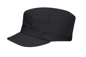Image of Propper F550555 BDU Patrol Cap, 100% Cotton Ripstop, Small, Black