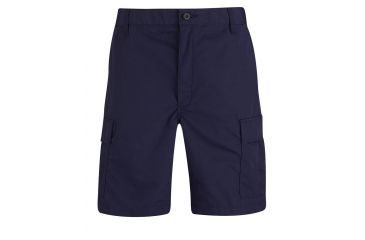 Image of Propper BDU Poly Cotton Battle Rip Shorts w/ Zipper Fly, Small, Dark Navy