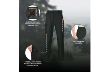 Image of Propper Duty Cargo Ripstop Pants - Womens, Black, 12R, F52975000112R