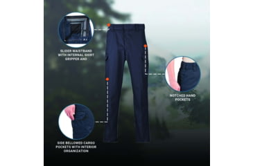Image of Propper Duty Cargo Ripstop Pants - Womens, Midnight Navy, 20S, F52975041420S