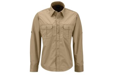 Image of Propper Kinetic Long Sleeve Shirt - Womens, Khaki, Medium, Regular, F53994X250M2