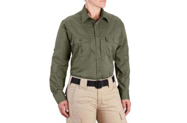 Image of Propper Kinetic Long Sleeve Shirt - Womens, Olive Green, 4XL, Regular, F53994X3304XL2