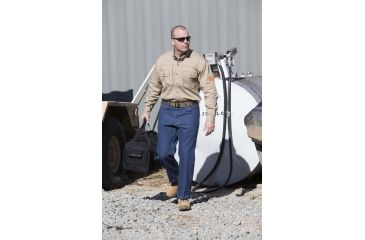 Image of Propper Mens FR Long Sleeve Work Shirt,Khaki,3XL2 F53193J2503XL2