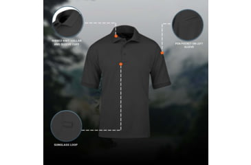 Image of Propper Uniform Short Sleeve Polo - Womens, Charcoal, L, F53834C015L