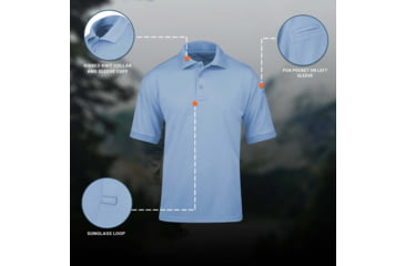 Image of Propper Uniform Short Sleeve Polo - Womens, Light Blue, L, F53834C475L
