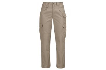 Image of Propper Women's Tactical Pants, 65/35 Poly/Cotton Canvas, Size 14, Khaki