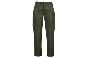 Image of Propper Women's Tactical Pants, 65/35 Poly/Cotton Canvas, Size 2, Olive Green