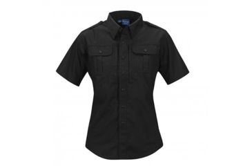 Image of Propper Womens Tactical Shirt-Short Sleeve, Black, Extra Small, F530450001XS