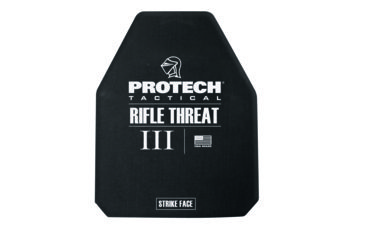 Image of Protech 2113 MC-3 Type III Rifle Plate, Polyethylene 10in x 12in Multi-Curve Shooters Cut 1011419