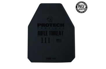 Image of Protech 2120-5 Type III Rifle Plate, Ceramic/Polyethylene 10in x 12in Multi-Curve Shooters Cut 1011418