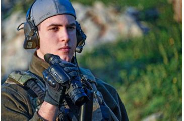 Image of OpticsPlanet Exclusive Refurbished, Pulsar Helion XP50 2.5-20x42mm Thermal Imaging Monocular, Black, PL77405