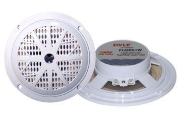 Image of Pyle 5in Waterproof Marine Spreaker, White PLMR51W