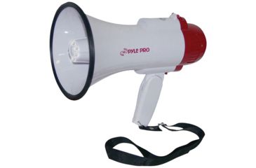 Image of Pyle Pro Megaphone with Siren/Talk/LED Light, White PMP37LED