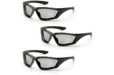 Image of Pyramex Accurist Black Padded Frame/Light Gray Anti-Fog Lens, Pack of 3