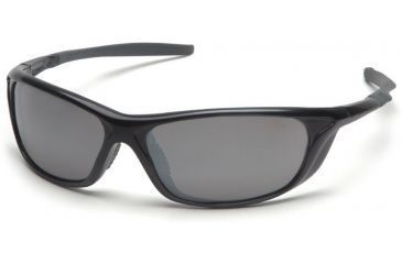Image of Pyramex Azera Safety Glasses - Silver Mirror Lens, Smoke Frame SMG4470D