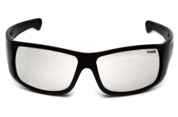 Image of Pyramex Furix Safety Glasses, Black Frame, Indoor/Outdoor Mirror Anti-Fog Lenses, SB8580DT