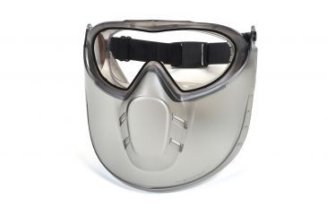 Image of Capstone Goggles w/Clear Shield, Clear Anti-Fog Dual Lens