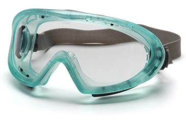 Image of Pyramex Capstone Goggles with Green Anti-Fog Lens Direct/Indirect Frame GC504T