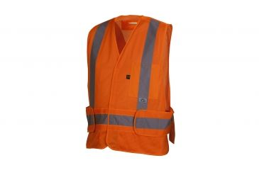 Image of CSA Lumen-X Vest w/Reflective Tape, Flame Retardant, Hi-Vis Orange, Med-XL
