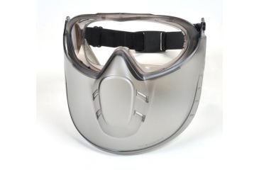 Image of Pyramex Capstone Goggles w/ Face Shield - Gray frame, Clear Lens GG504TSHIELD, EDEMO1