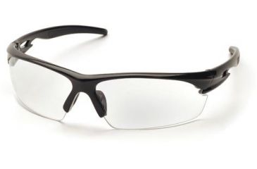 Image of Pyramex Ionix Safety Glasses, Black Frame/Clear Anti-Fog Lens SB8110DT
