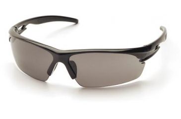 Image of Pyramex Ionix Safety Glasses, Black Frame/Gray Anti-Fog Lens SB8120DT