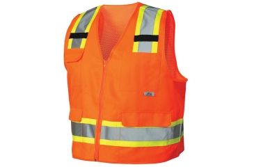 Image of Pyramex Lumen-X Class 2 Surveyor, Hi-Vis Orange, X4 RVZ2420X4