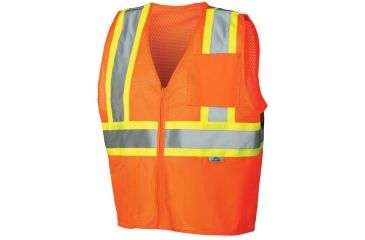 Image of Pyramex Lumen-X Hi-Vis Vest, Hi-Vis Orange, X2 RVZ2220X2