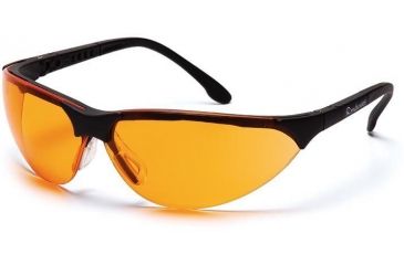 Image of Pyramex Rendezvous Safety Glasses - Orange Lens, Black Frame SB2840S