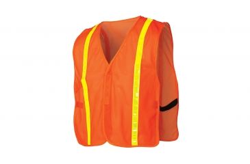 Image of Pyramex Retail Universal Fit Safety Vest, Hi-Vis Orange PYRV120