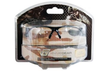 Image of Pyramex Semtex Safety Glasses Black Half-Frame Clear Lens