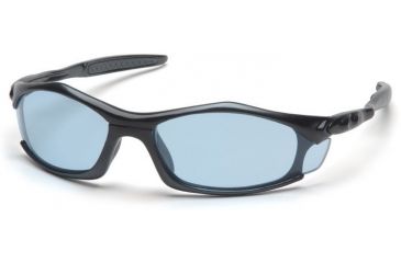 Image of Pyramex Solara Safety Glasses - Infinity Blue Lens, Black Frame SB4360D