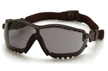 Image of Pyramex V2G Safety Glasses - Gray Anti-Fog Lens, Black Frame GB1820ST