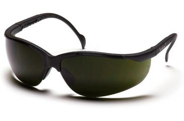 Image of Pyramex Venture II Safety Glasses - 3.0 IR Filter Lens, Black Frame SB1860SF