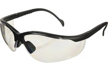 Image of Pyramex Venture II Safety Glasses - Clear Anti-Fog Lens, Black Frame SB1810ST