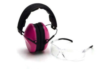 Image of Pyramex VGCOMBO210 Low-Profile Combo Kit Scratch Resistant Clear Lens &amp; Frame W