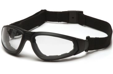 Image of Pyramex XSG Safety Glasses - Clear Anti-Fog Lens, Black Frame GB4010ST