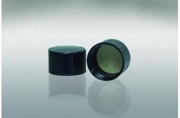 Image of Qorpak Cap 38-430 Black Phenolic Ptfe 5219A Cap 38-430 Black Phenolic Ptfe