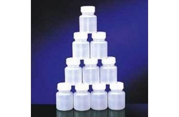 Image of Qorpak Round Bottles, High-Density Polyethylene, Wide Mouth 7320G