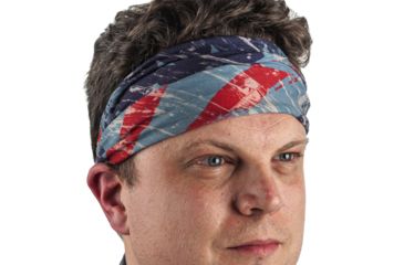 Image of Quagga Multifunctional Headgear/ Balaclava, Red/White/Blue, One Size, P21700 RWB, EDEMO1