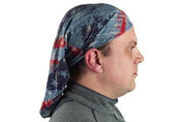 Image of Quagga Multifunctional Headgear/ Balaclava, Red/White/Blue, One Size, P21700 RWB, EDEMO1