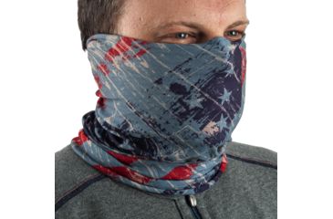 Image of Quagga Multifunctional Headgear/ Balaclava, Red/White/Blue, One Size, P21700 RWB, EDEMO1