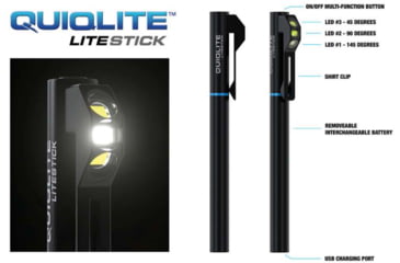 Image of Quiqlite Quiqlite Quiqlite Litestick, Black, LSWWW
